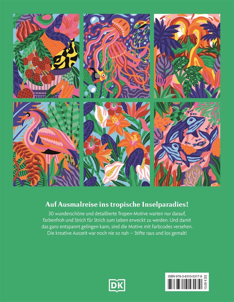 Weitere Ansicht: Ausmalen & Entspannen. In den Tropen