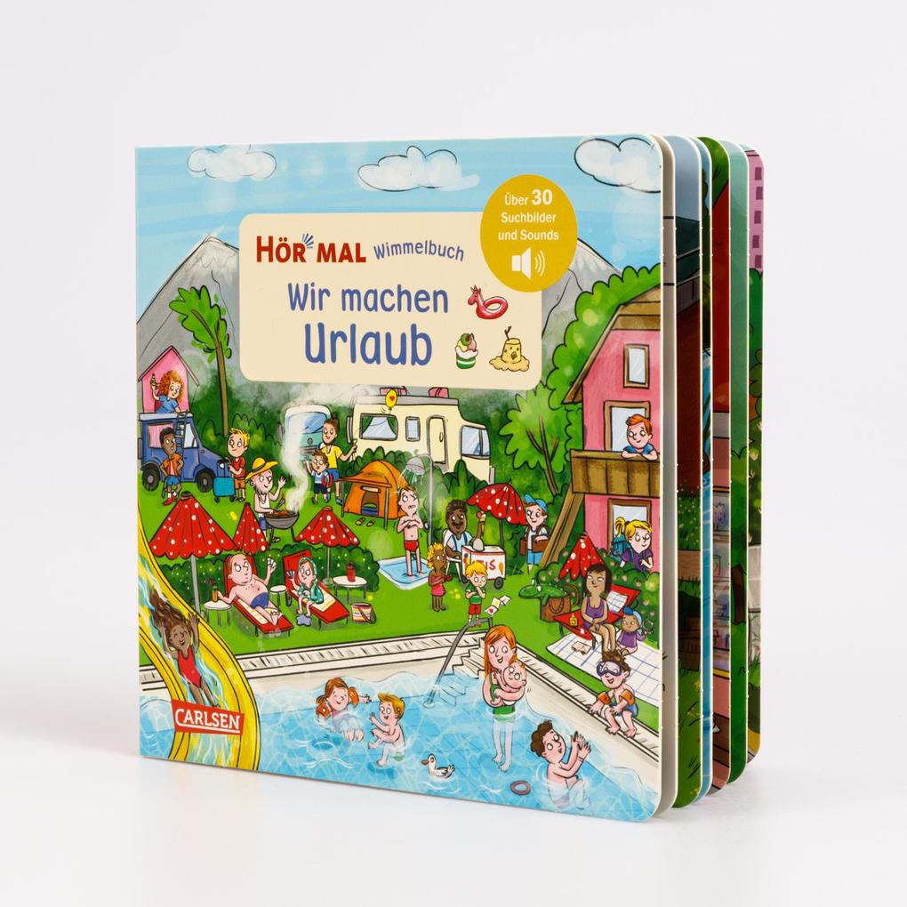 Weitere Ansicht: Hör mal (Soundbuch): Wimmelbuch: Wir machen Urlaub | Enni Bollin