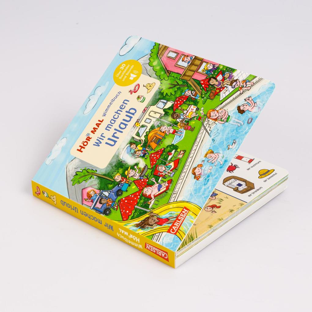 Weitere Ansicht: Hör mal (Soundbuch): Wimmelbuch: Wir machen Urlaub | Enni Bollin