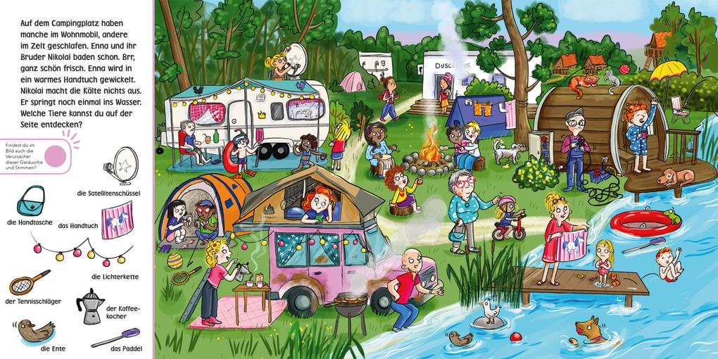 Weitere Ansicht: Hör mal (Soundbuch): Wimmelbuch: Wir machen Urlaub | Enni Bollin