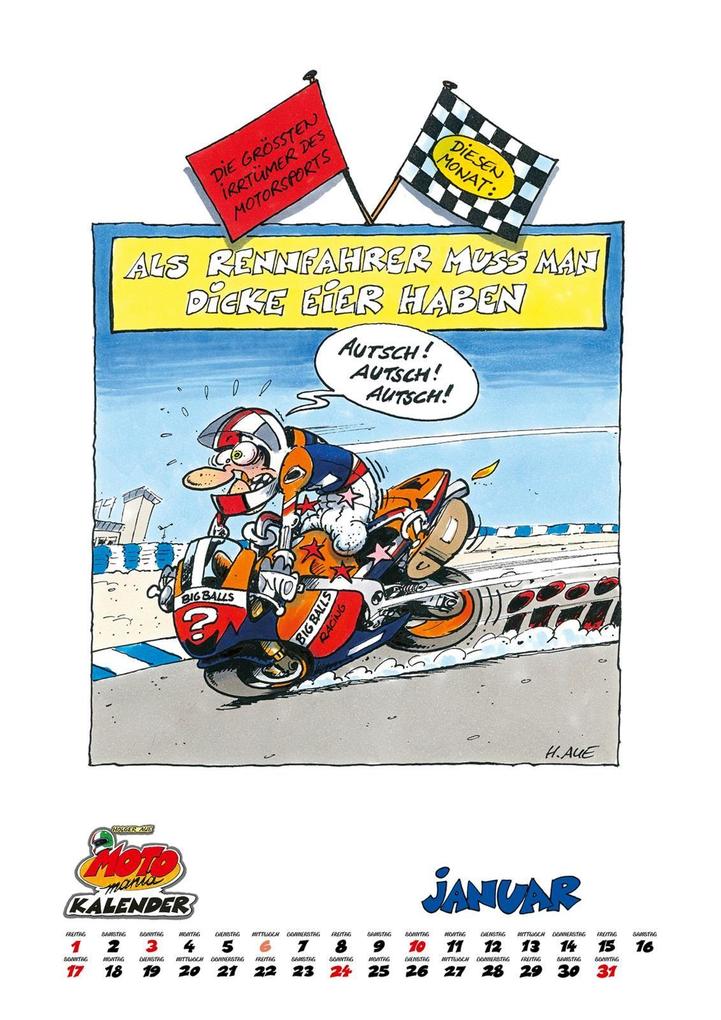 Weitere Ansicht: MOTOmania Kalender 2027: Monatskalender im Großformat | Holger Aue