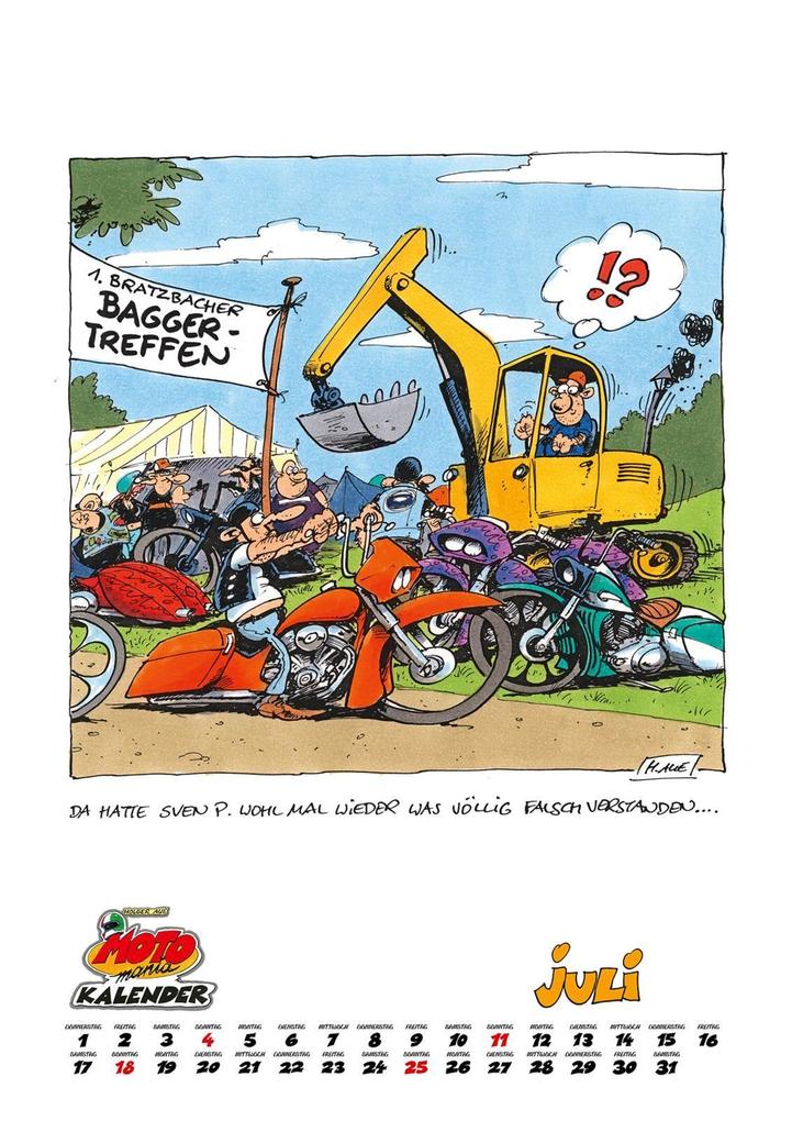 Weitere Ansicht: MOTOmania Kalender 2027: Monatskalender im Großformat | Holger Aue