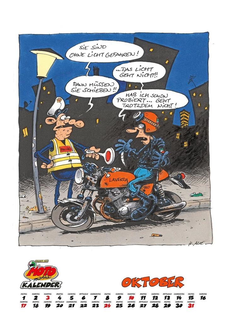 Weitere Ansicht: MOTOmania Kalender 2027: Monatskalender im Großformat | Holger Aue