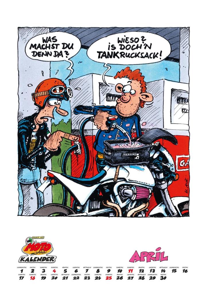 Weitere Ansicht: MOTOmania Kalender 2027: Monatskalender im Großformat | Holger Aue