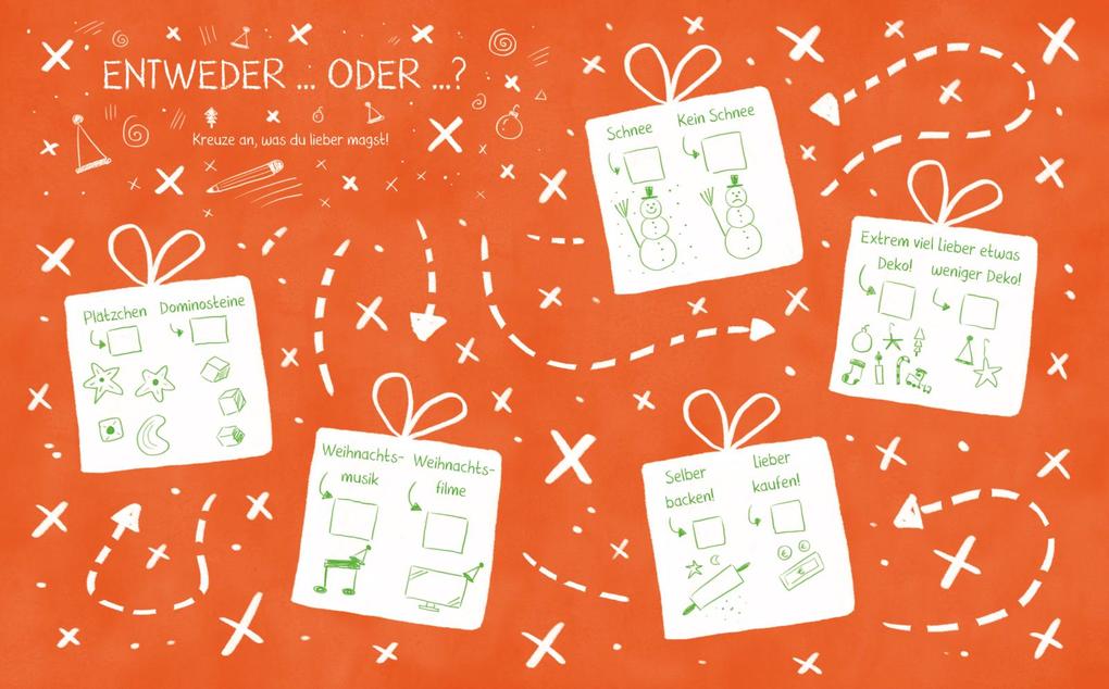 Weitere Ansicht: #buch4you: Kritzel-Mitmach-Adventskalender | Marisa Hart, Nico Sternbaum