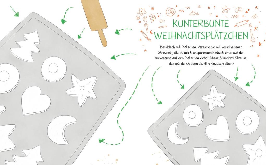 Weitere Ansicht: #buch4you: Kritzel-Mitmach-Adventskalender | Marisa Hart, Nico Sternbaum