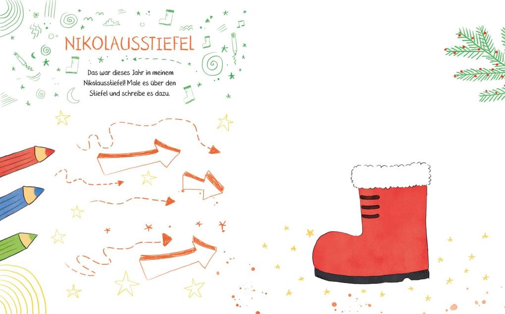 Weitere Ansicht: #buch4you: Kritzel-Mitmach-Adventskalender | Marisa Hart, Nico Sternbaum
