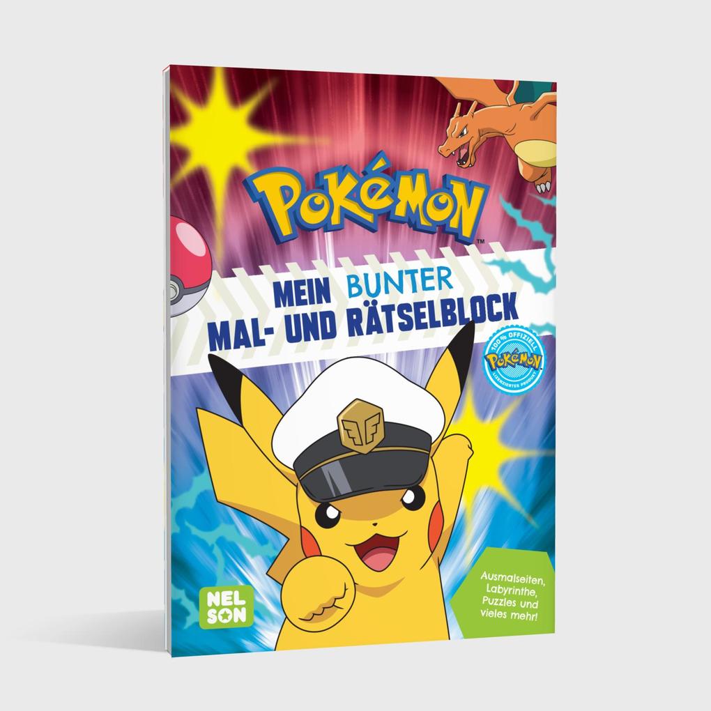 Weitere Ansicht: Pokémon Activity-Buch: Pokémon Mein bunter Mal- und Rätselblock