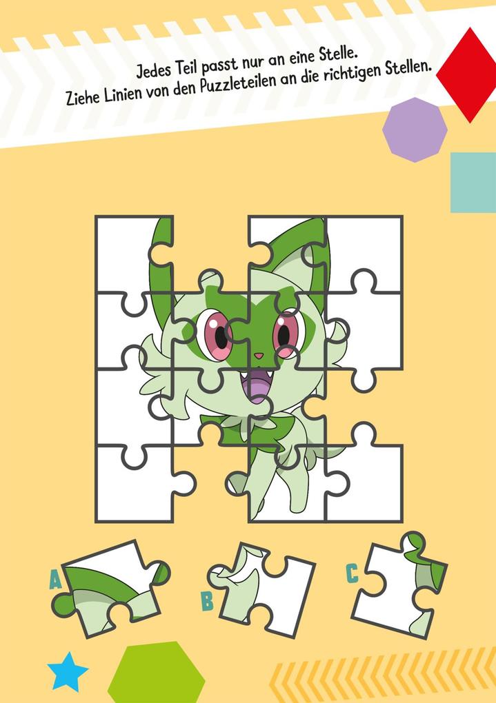 Weitere Ansicht: Pokémon Activity-Buch: Pokémon Mein bunter Mal- und Rätselblock