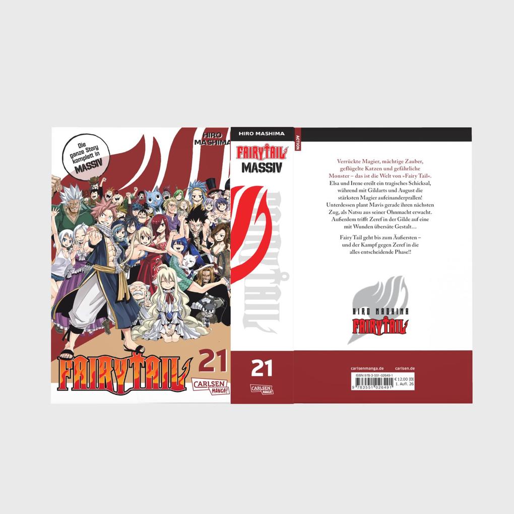 Weitere Ansicht: Fairy Tail Massiv 21 | Hiro Mashima