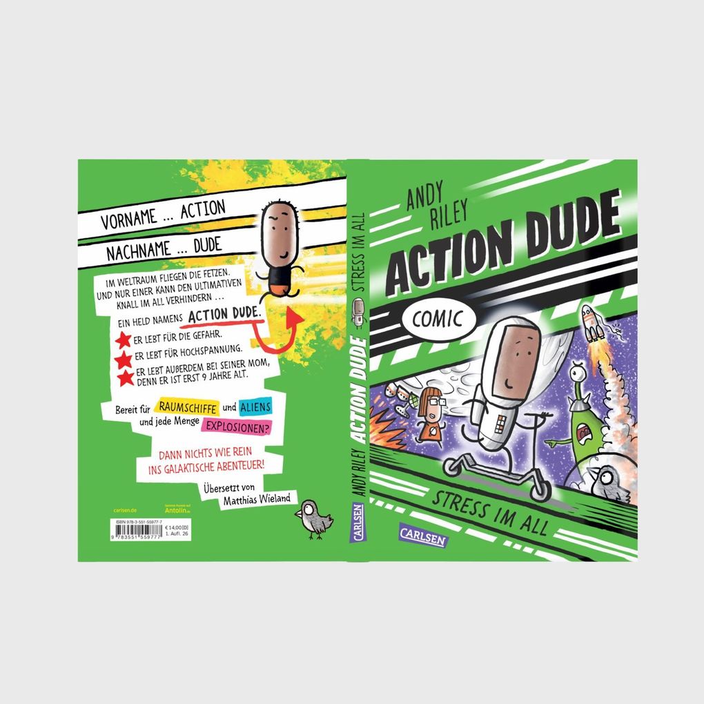 Weitere Ansicht: Action Dude 2: Stress im All | Andy Riley