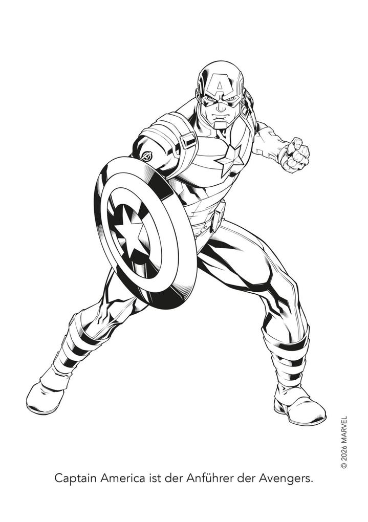Weitere Ansicht: Marvel Avengers: Heldenstarker Malspaß