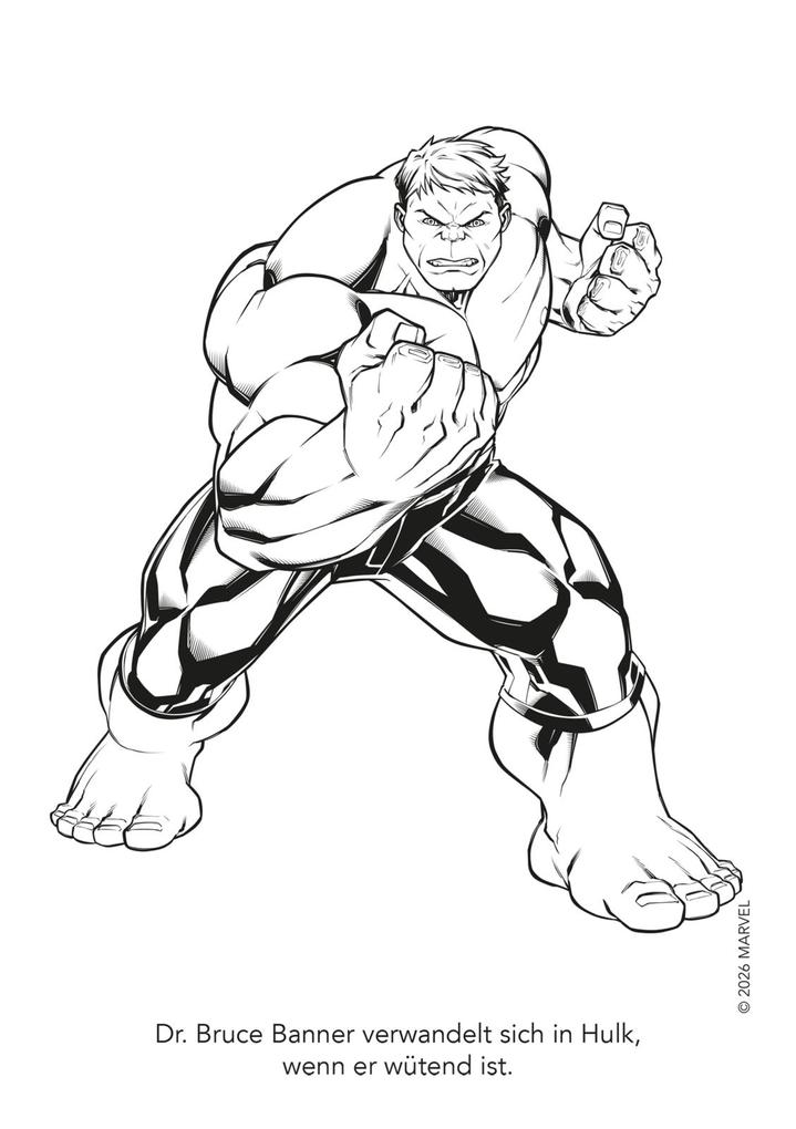 Weitere Ansicht: Marvel Avengers: Heldenstarker Malspaß