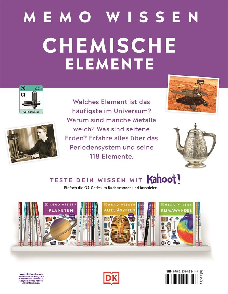 Weitere Ansicht: memo Wissen. Chemische Elemente | Adrian Dingle