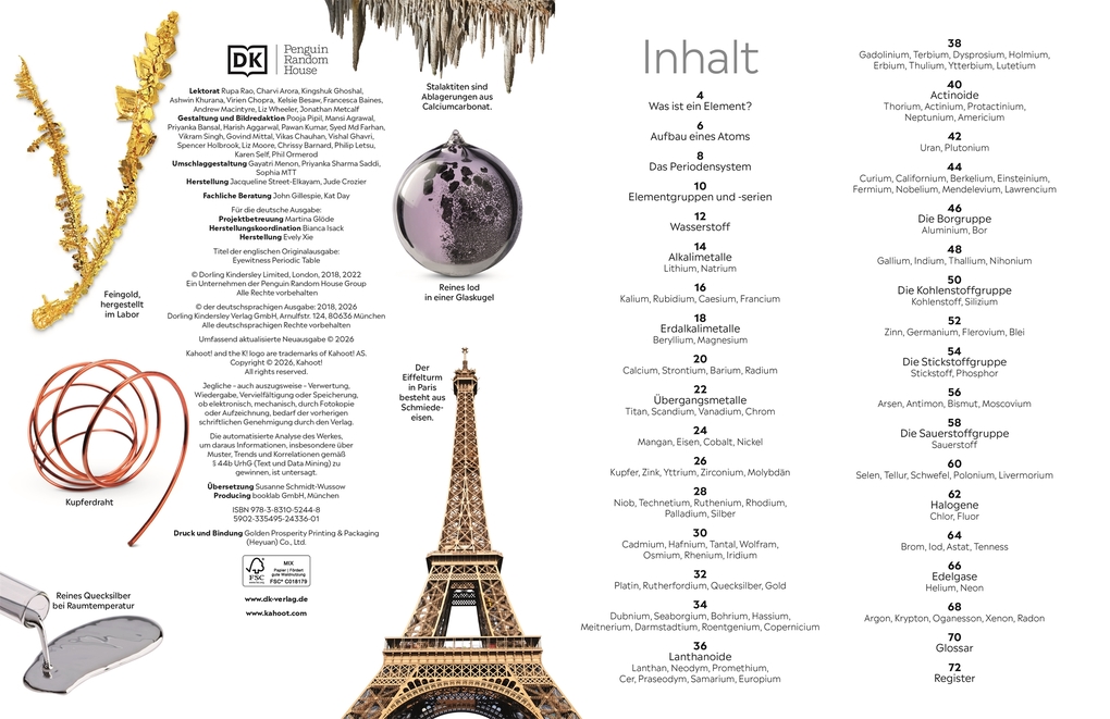 Weitere Ansicht: memo Wissen. Chemische Elemente | Adrian Dingle