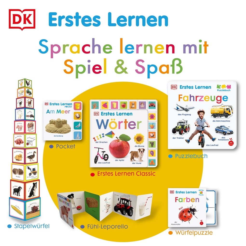 Weitere Ansicht: Erstes Lernen Fühl-Leporello. Bauernhof | DK Erstes Lernen