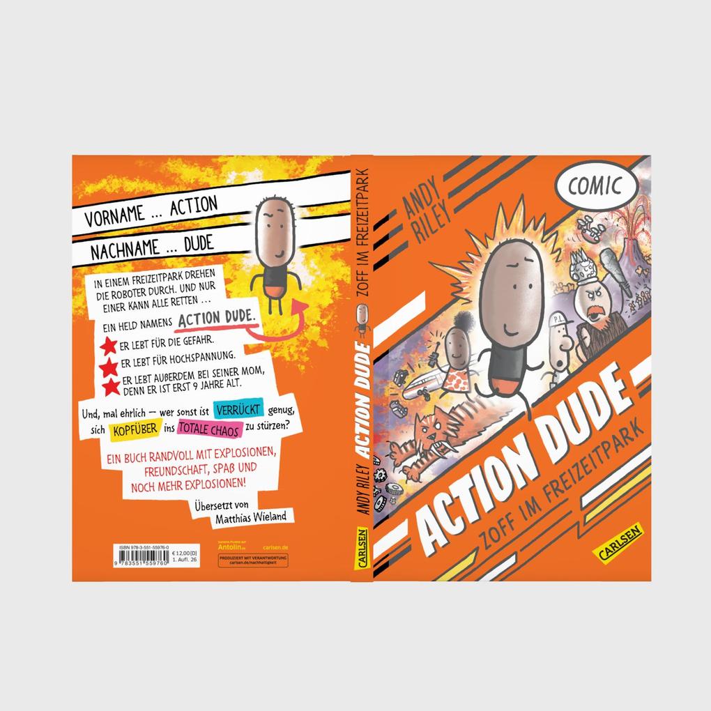 Weitere Ansicht: Action Dude 1: Zoff im Freizeitpark | Andy Riley