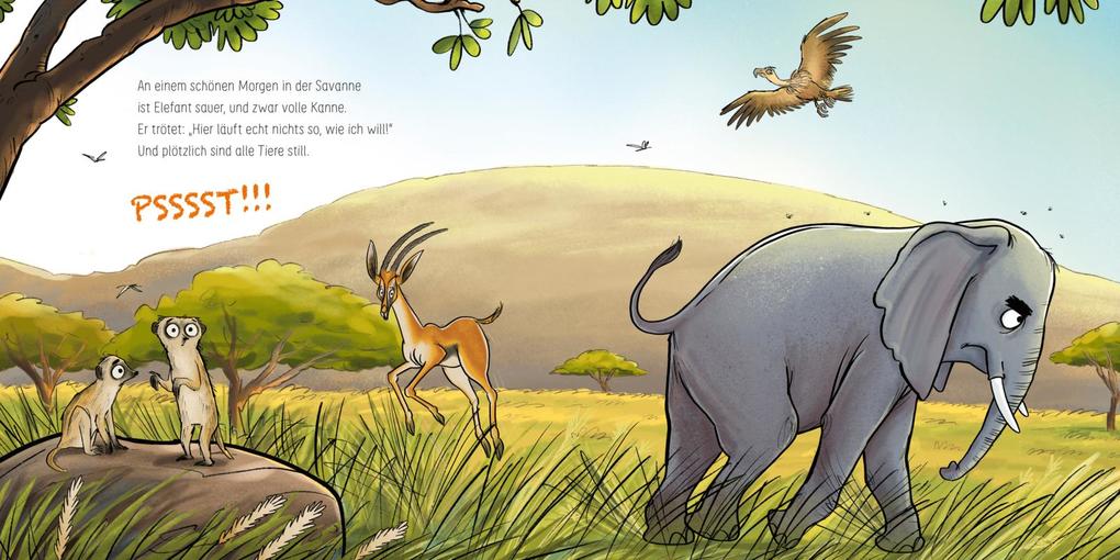 Weitere Ansicht: LESEMAUS 203: Elefant will durch die Wand | Britta Sabbag