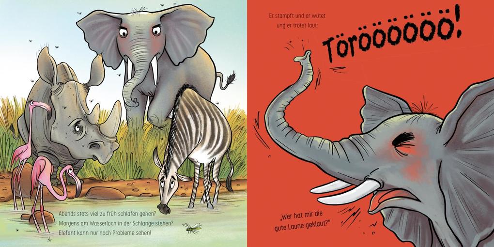 Weitere Ansicht: LESEMAUS 203: Elefant will durch die Wand | Britta Sabbag