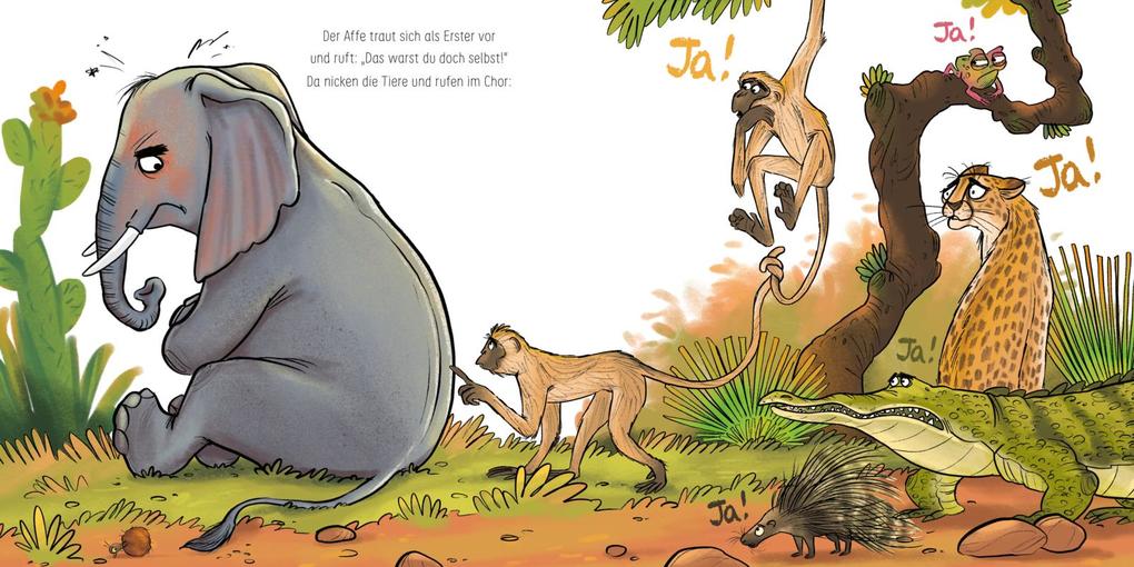 Weitere Ansicht: LESEMAUS 203: Elefant will durch die Wand | Britta Sabbag