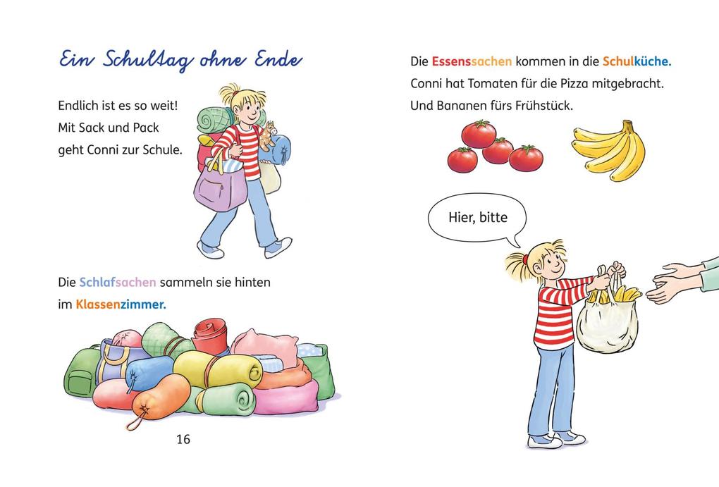 Weitere Ansicht: Lesen lernen mit Conni: Conni und die Nacht in der Schule | Julia Boehme