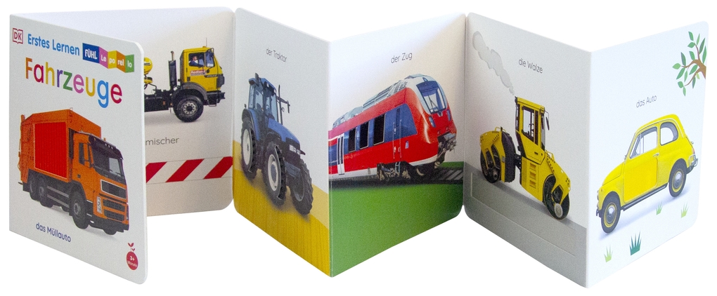Weitere Ansicht: Erstes Lernen Fühl-Leporello. Fahrzeuge | DK Erstes Lernen