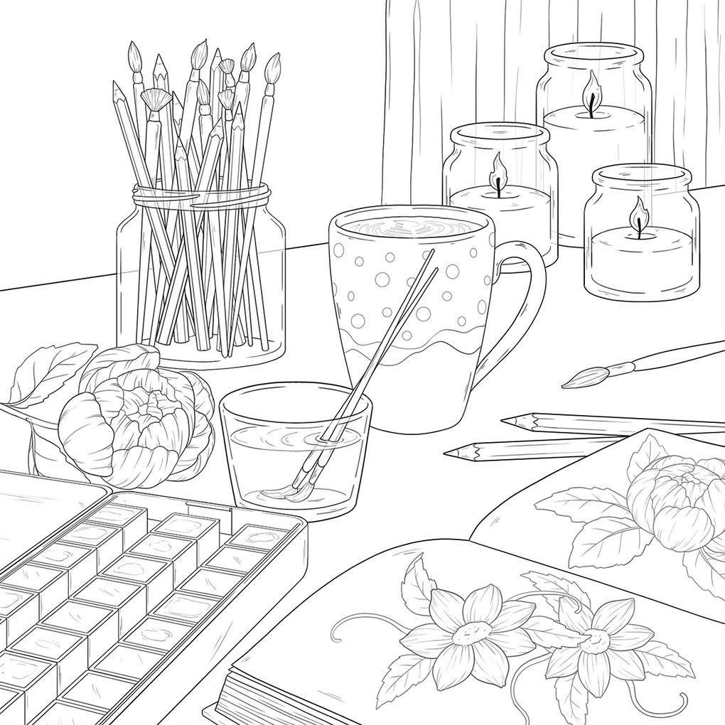 Weitere Ansicht: Colorful World - Ruhe & Achtsamkeit | Kathi Hund, Natalia Skatula, Lissy Heckel, Mila Dierksen