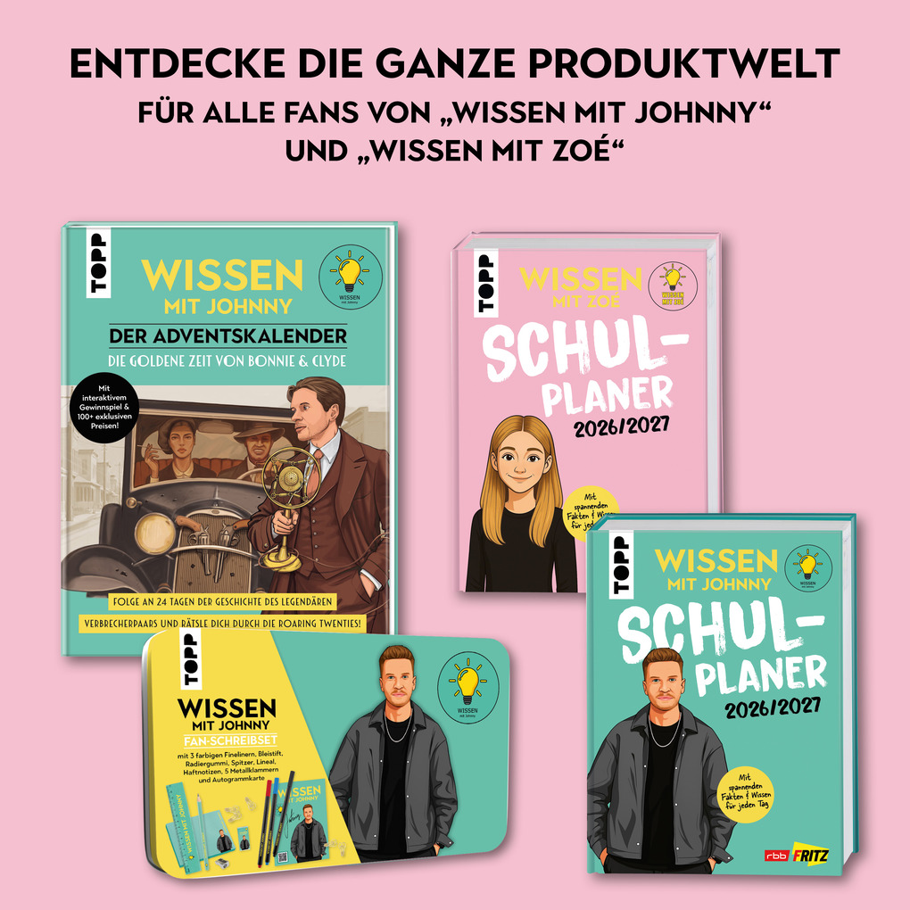 Weitere Ansicht: Wissen mit Zoé: Schulplaner 2026/2027 | Wissen mit Zoé
