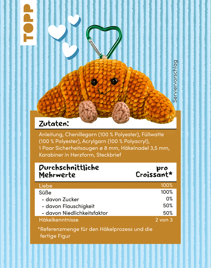 Weitere Ansicht: Amusing Lovables Häkelset Jacques Croissant | Melanie Czerny