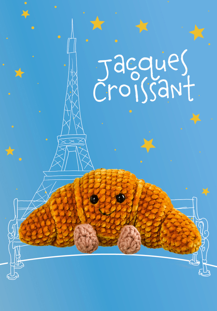 Weitere Ansicht: Amusing Lovables Häkelset Jacques Croissant | Melanie Czerny