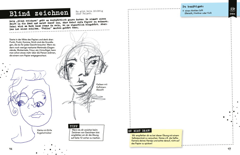 Weitere Ansicht: Zeichnen lernen in der Kaffeepause | Katleen Ackers, Meike Wallum