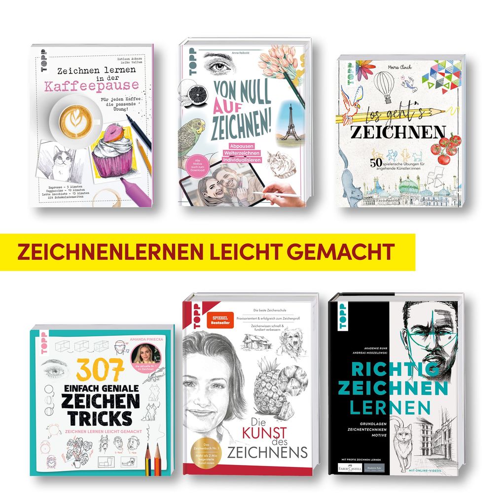Weitere Ansicht: Zeichnen lernen in der Kaffeepause | Katleen Ackers, Meike Wallum