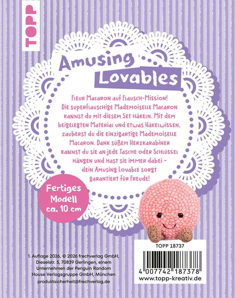 Weitere Ansicht: Amusing Lovables Häkelset Fleur Macaron | Melanie Czerny