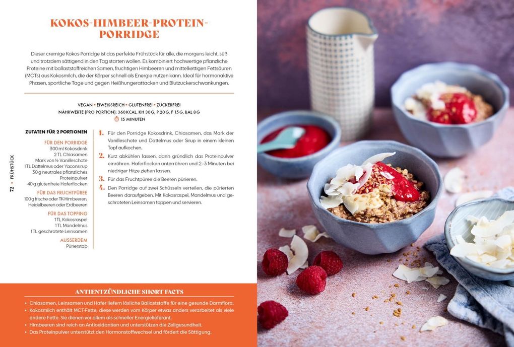 Weitere Ansicht: Healthy Food, Happy Me - Antientzündliche Ernährung für Frauen | Bettina Leidl