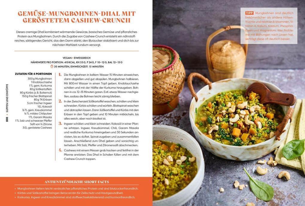 Weitere Ansicht: Healthy Food, Happy Me - Antientzündliche Ernährung für Frauen | Bettina Leidl