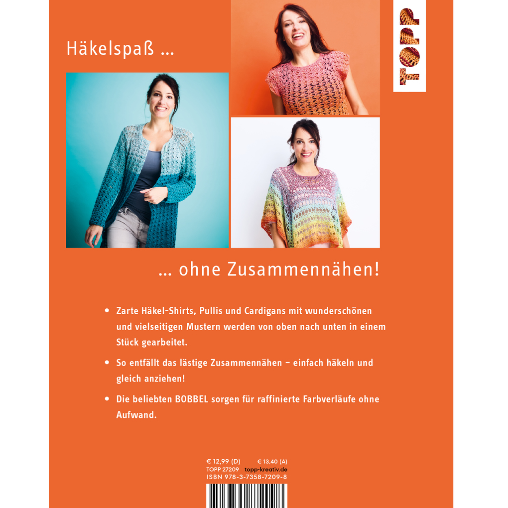 Weitere Ansicht: Raglan-Shirts häkeln | Veronika Hug