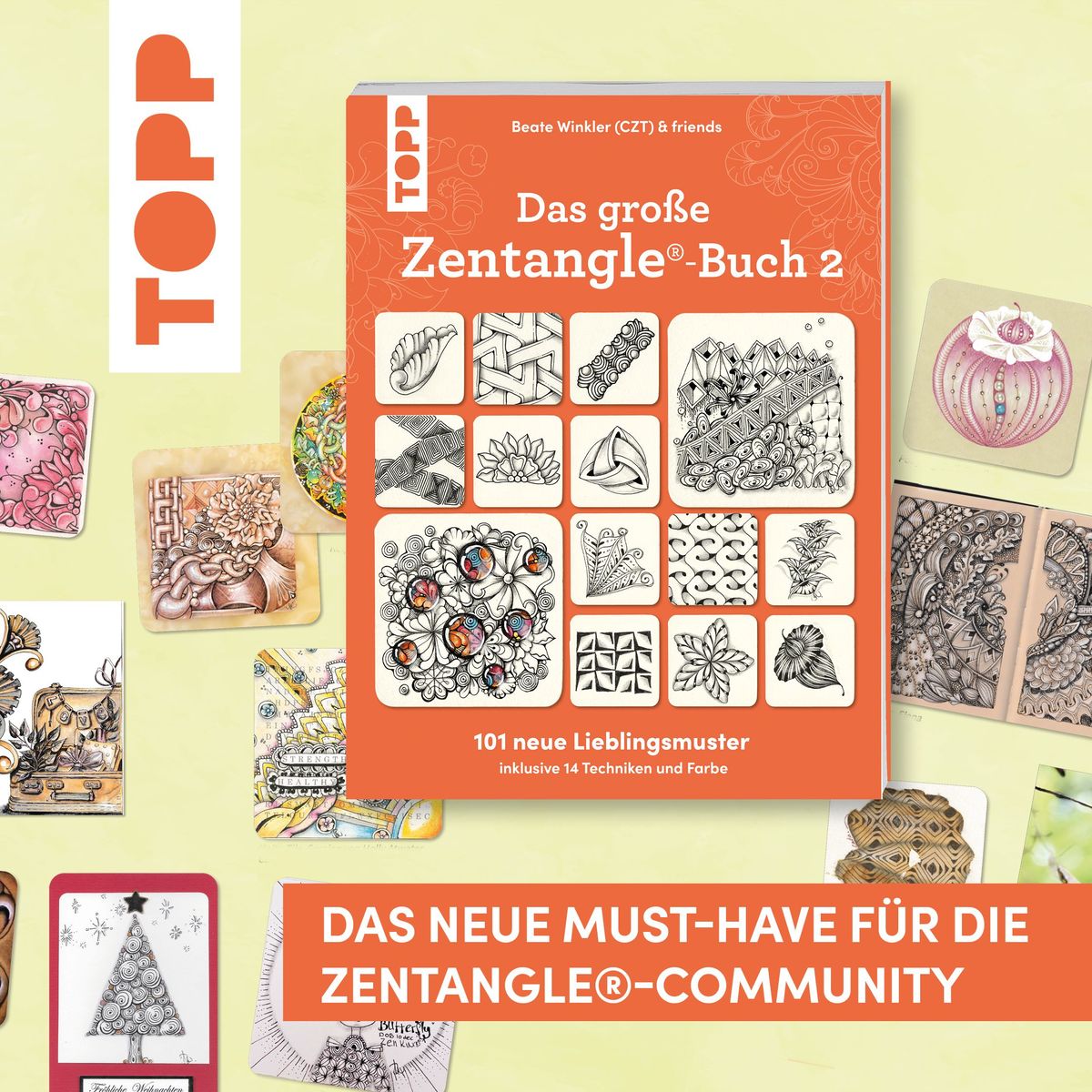 Weitere Ansicht: Das große Zentangle-Buch 2 | Beate Winkler