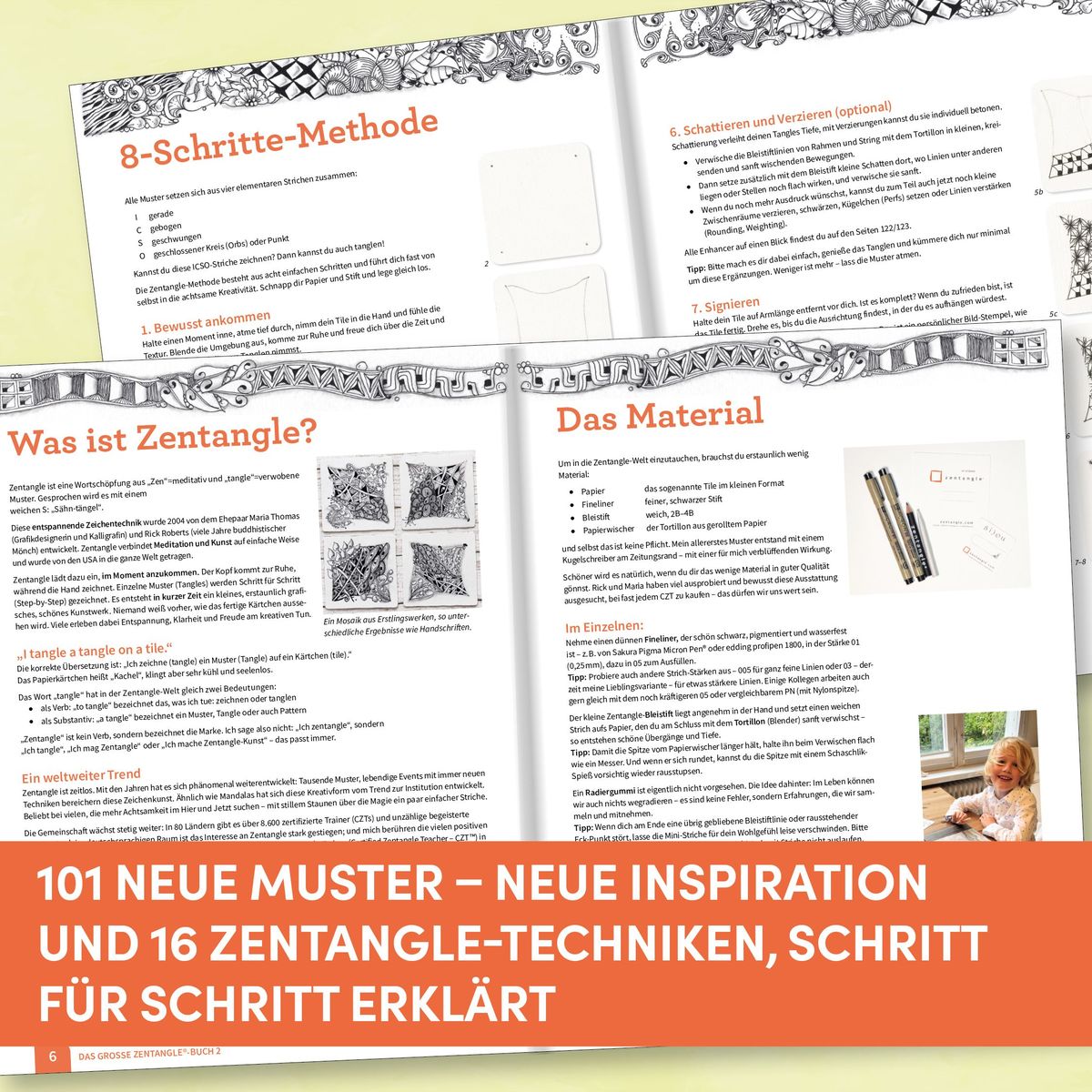 Weitere Ansicht: Das große Zentangle-Buch 2 | Beate Winkler