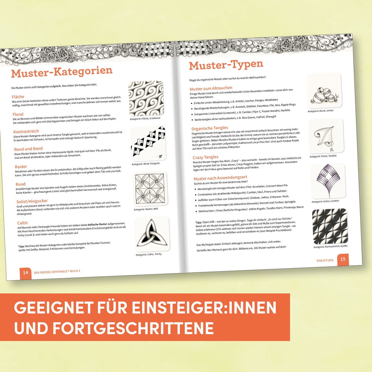 Weitere Ansicht: Das große Zentangle-Buch 2 | Beate Winkler