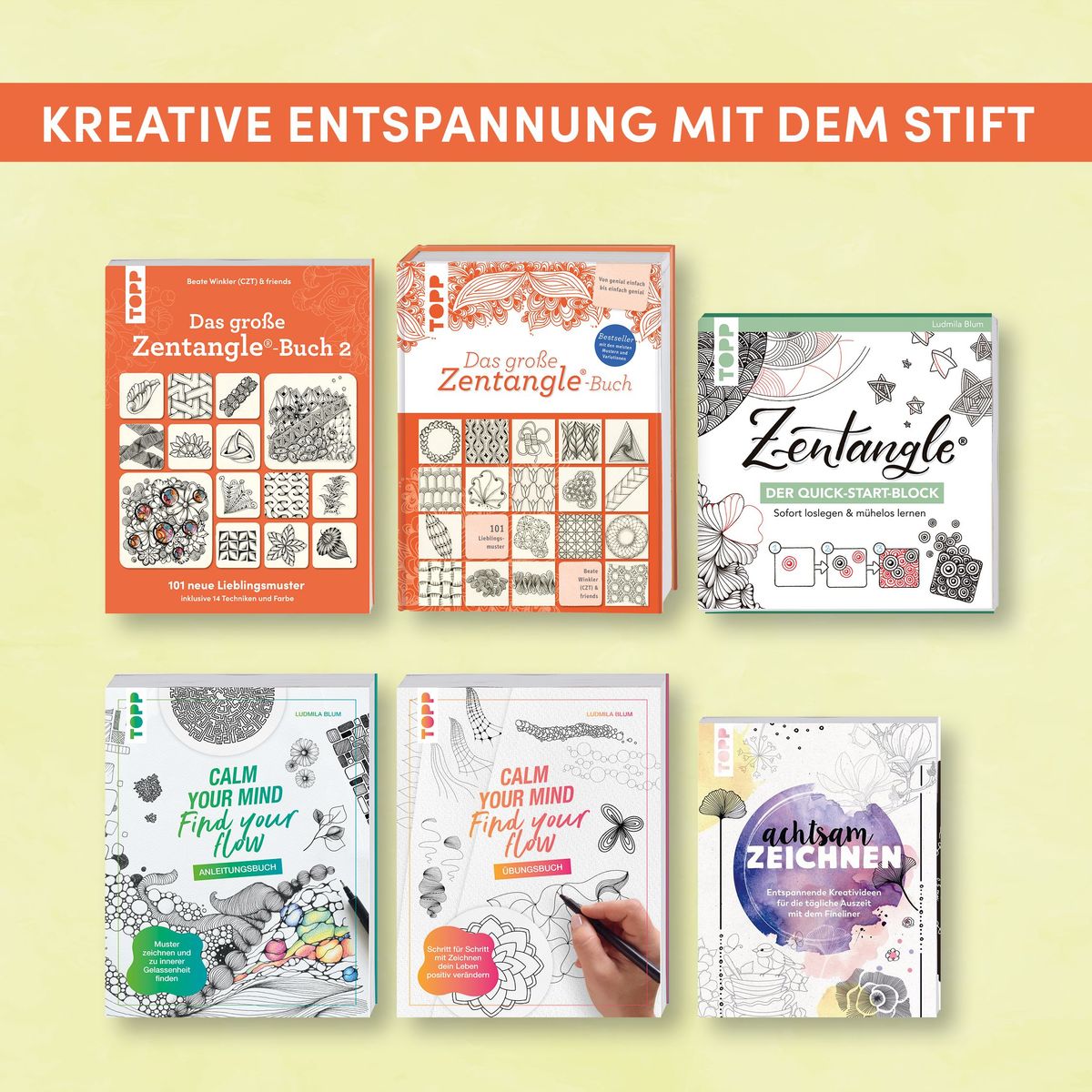 Weitere Ansicht: Das große Zentangle-Buch 2 | Beate Winkler