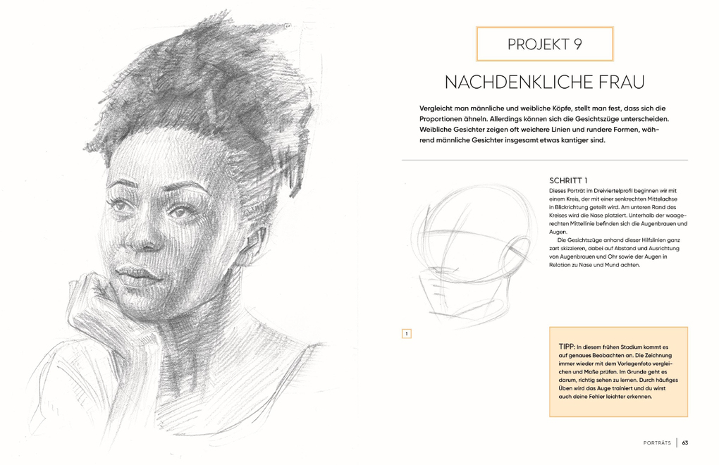 Weitere Ansicht: Einzigartige Porträts zeichnen | Samet Türkan