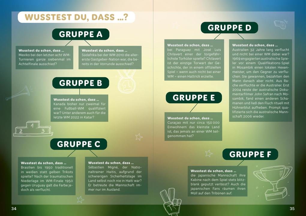 Weitere Ansicht: WM-Fieber 2026 - Das große Mitmachbuch | Daniel Wiechmann