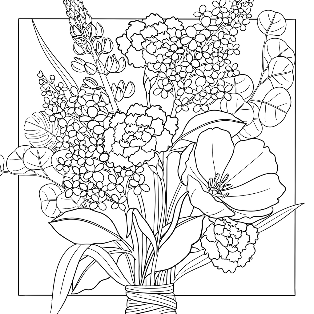 Weitere Ansicht: Colorful World - Blütentanz | Sarah Grimberger Plantsbysaevannah, Marina Zihm, Lissy Heckel, Mila Dierksen