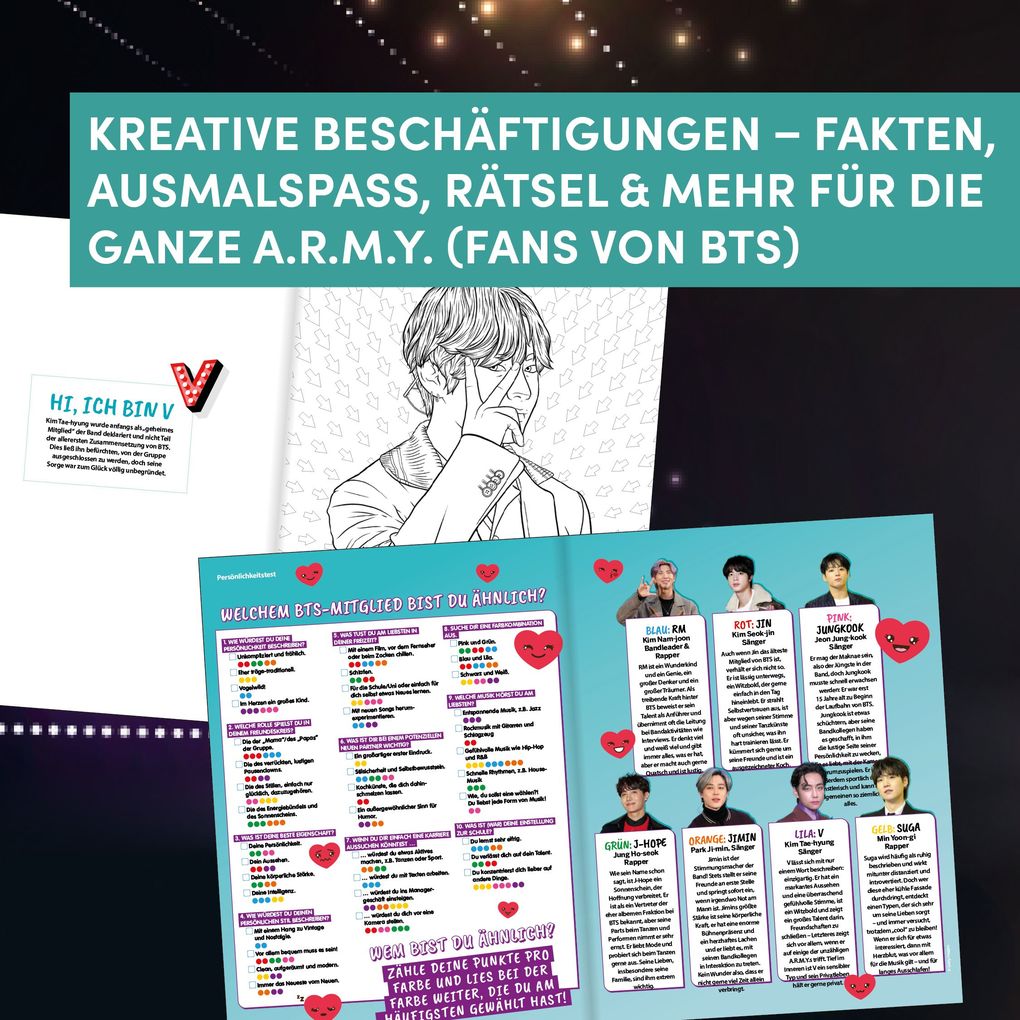 Weitere Ansicht: BTS: Das inoffizielle Ausmal- & Kreativbuch