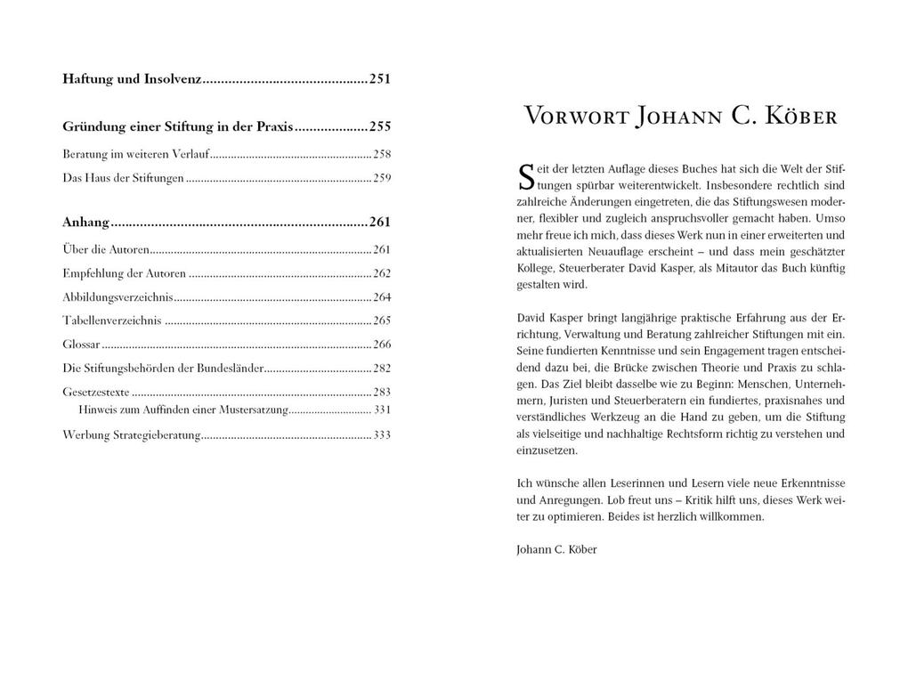 Weitere Ansicht: Das große Handbuch der Stiftungen | Johann C. Köber, David Kasper