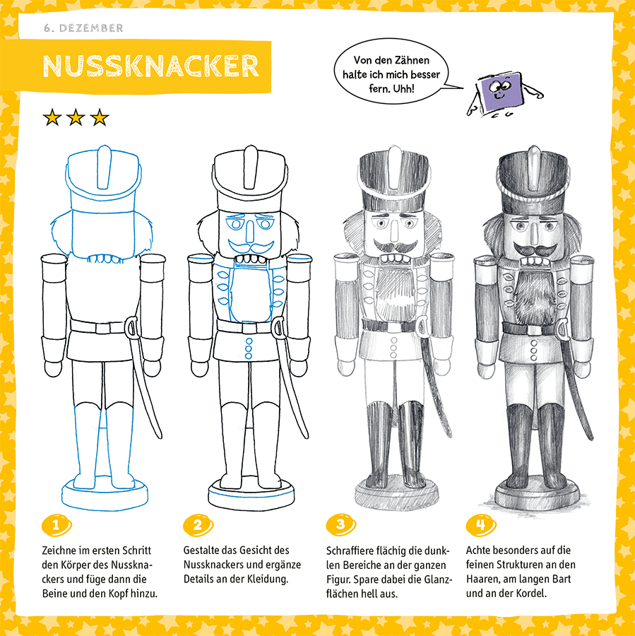 Weitere Ansicht: Die Kunst des Zeichnens für Kinder Adventskalender | Gecko Keck