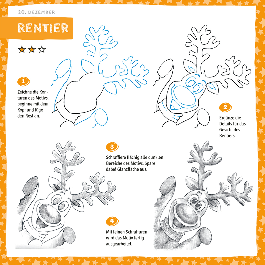 Weitere Ansicht: Die Kunst des Zeichnens für Kinder Adventskalender | Gecko Keck