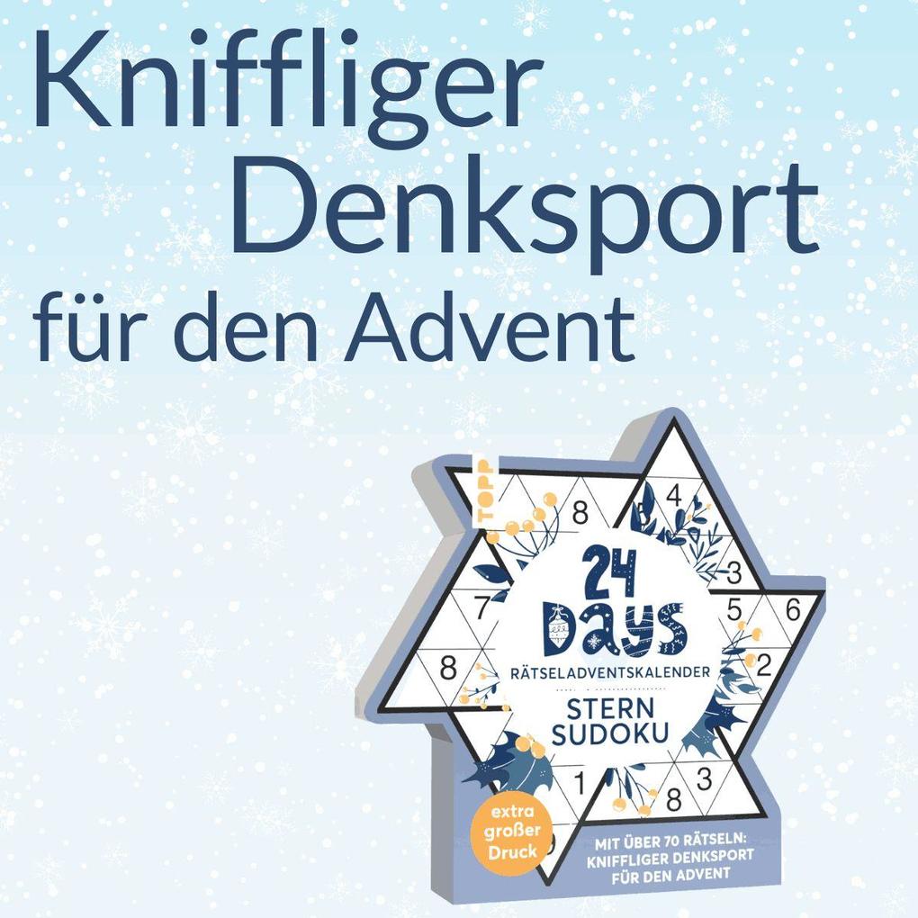 Weitere Ansicht: 24 DAYS RÄTSELADVENTSKALENDER - Sternsudoku | frechverlag