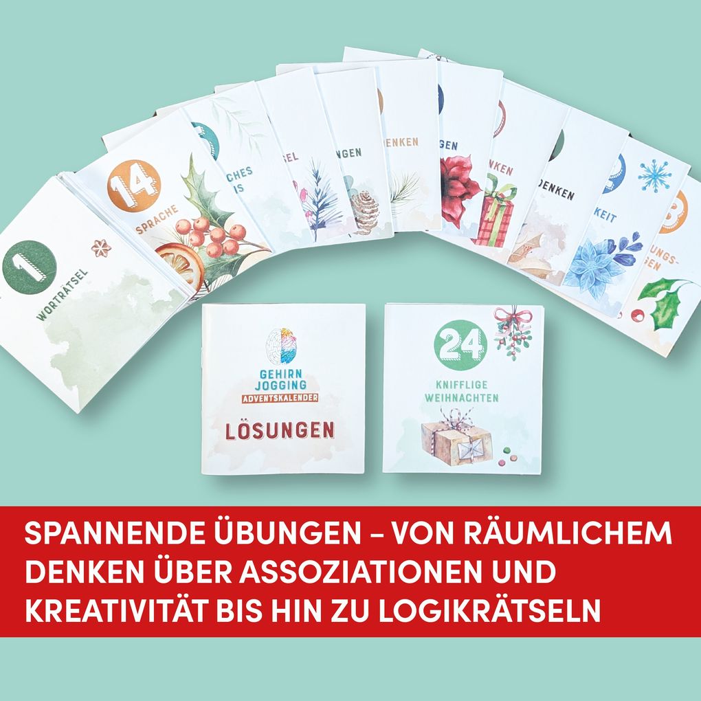 Weitere Ansicht: Gehirnjogging - Adventskalender | Romy Oswald