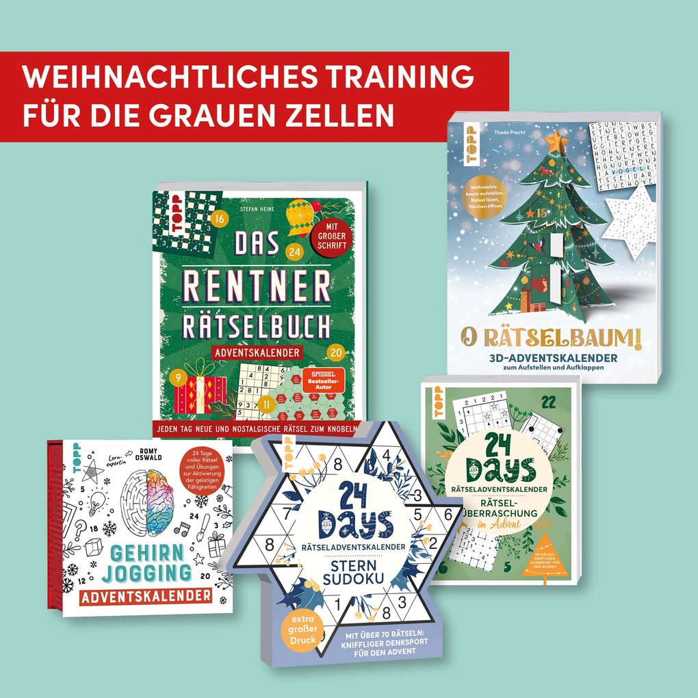 Weitere Ansicht: Gehirnjogging - Adventskalender | Romy Oswald